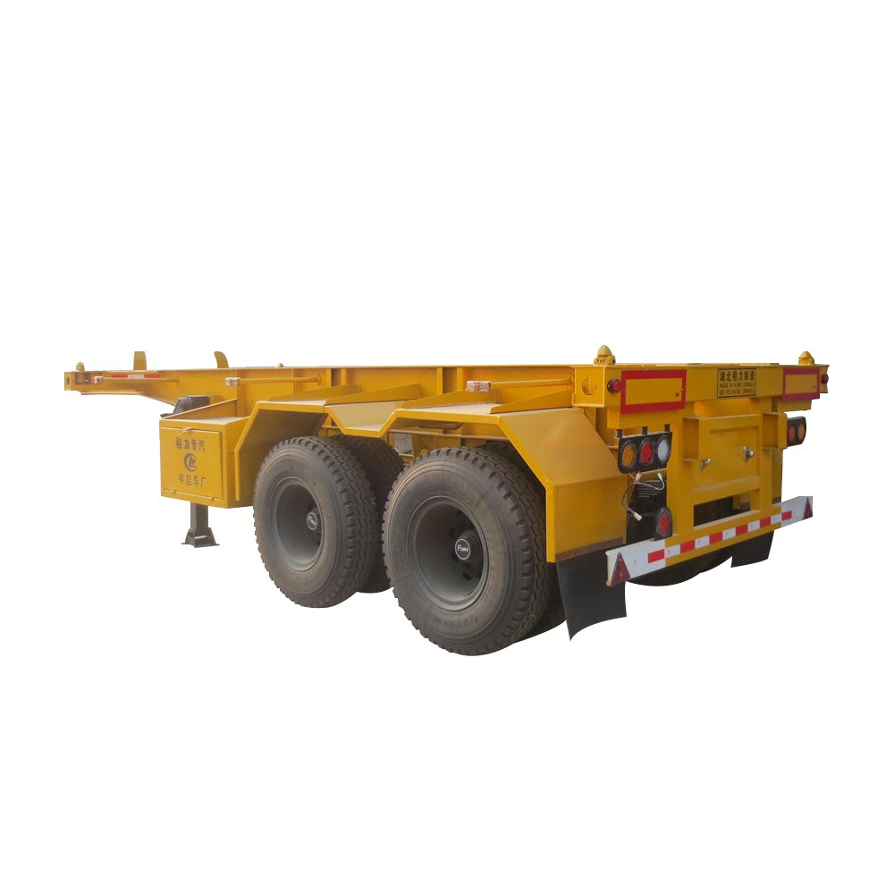 2 trục ISO 20 Feet Skeleton Container Semitrailer