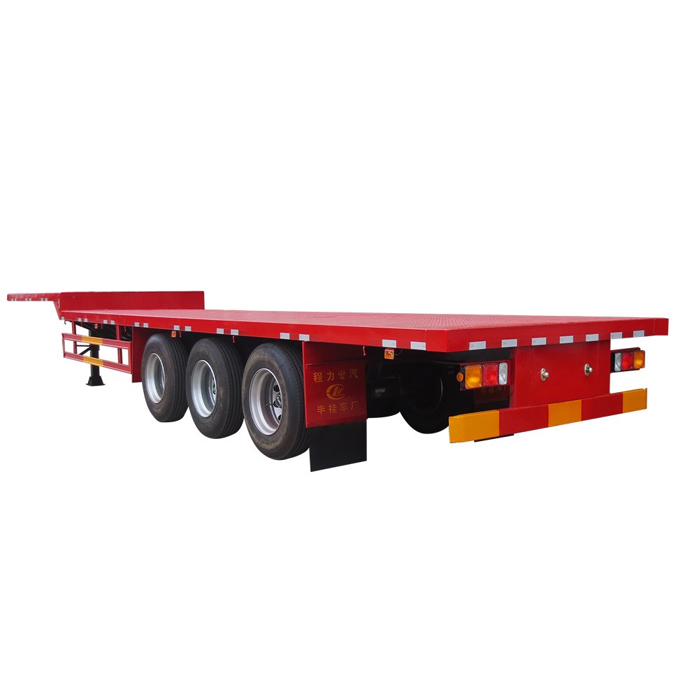 Trailer bán sàn thả 3 trục 70 tấn