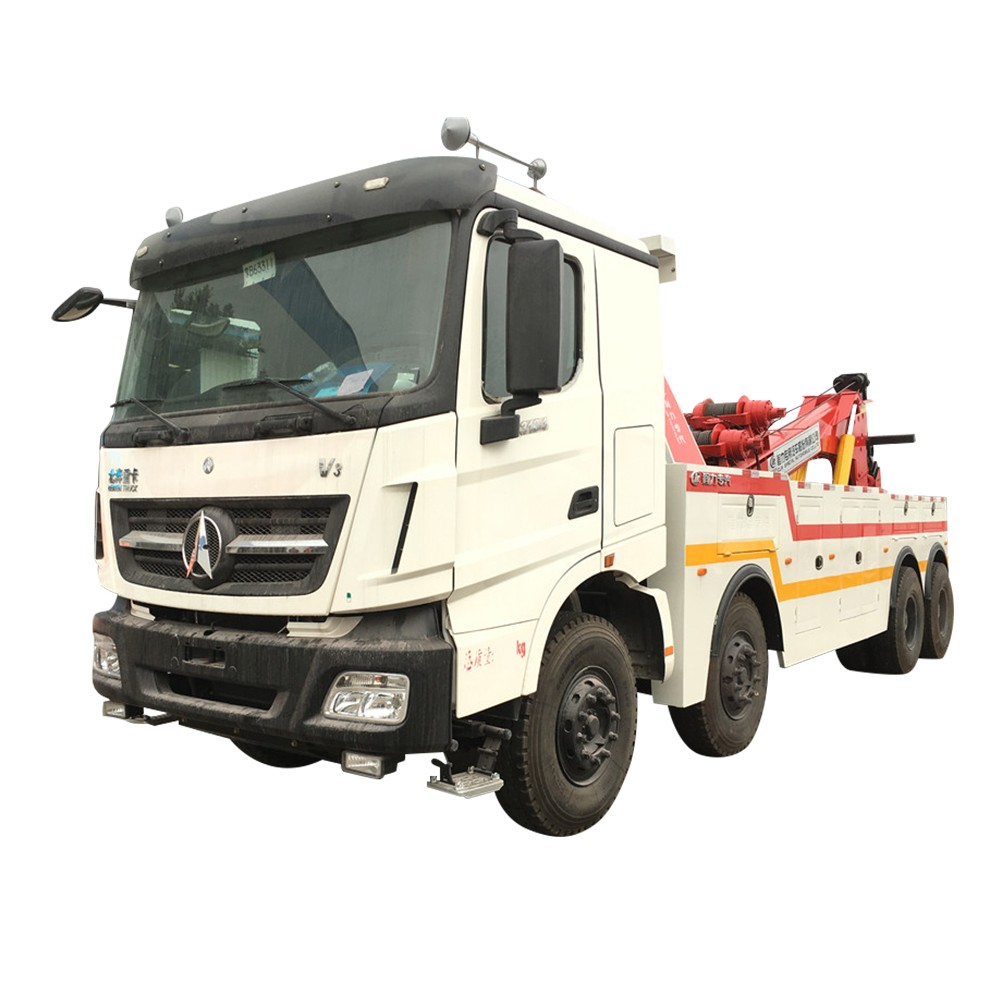 Xe tải Wrecker hạng nặng 12 bánh 50 tấn